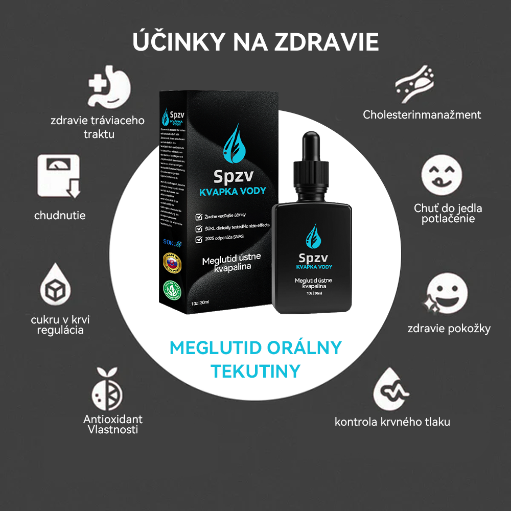 (✅Oficiálny obchod) 𝑺𝐩𝐳𝐯® 𝐌𝐞𝐠𝐥𝐮𝐭𝐢𝐝 ústna tekutina 💧 (Potravinársky produkt na spaľovanie tukov vyvinutý Akadémiou Komenského)
