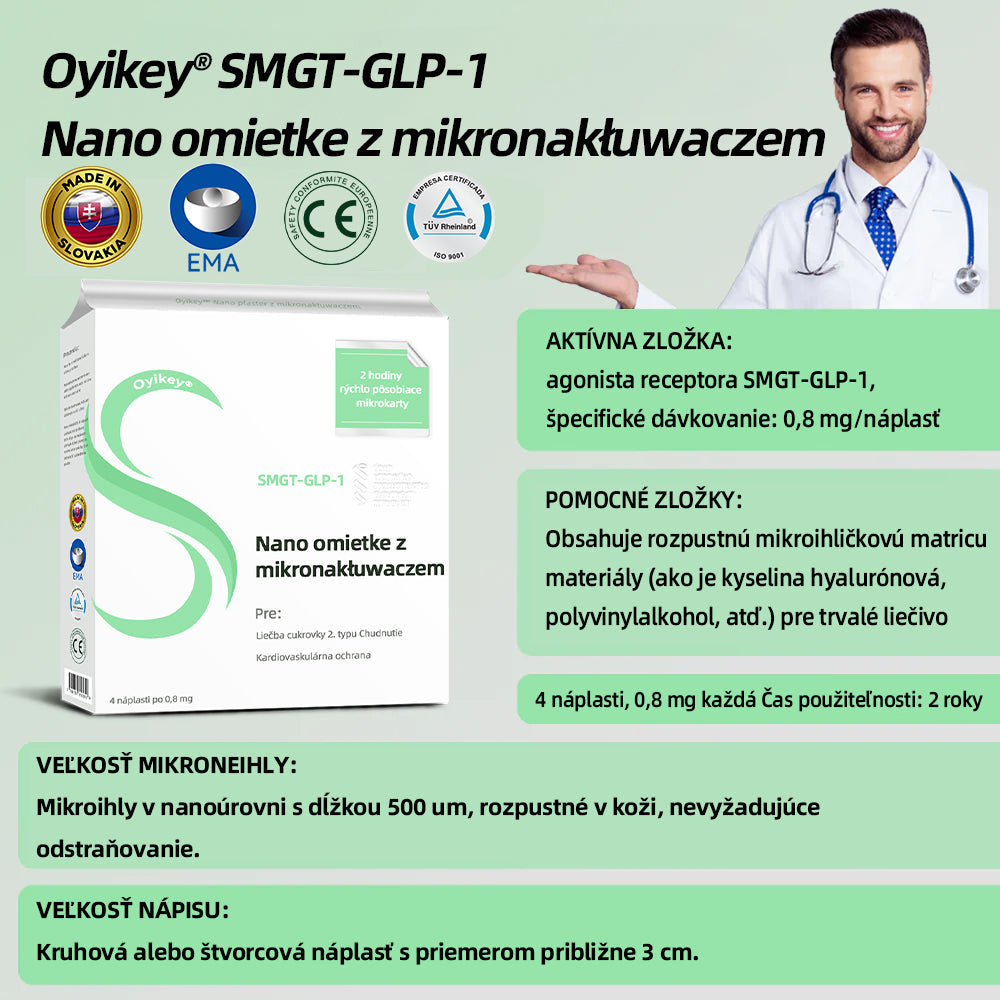 [✅Oficiálny obchod]𝐎𝐲𝐢𝐤𝐞𝐲® 🌏🌏𝐒𝐌𝐆𝐓-𝐆𝐋𝐏-𝟏 𝐍𝐚𝐧𝐨 𝐨𝐦𝐢𝐞𝐭𝐤𝐞 𝐳 𝐦𝐢𝐤𝐫𝐨𝐧𝐚𝐤ł𝐮𝐰𝐚𝐜𝐳𝐞𝐦（Bezbolestné, dlhotrvajúce, riešenie cukrovky, obezity a kardiovaskulárnych chorôb）