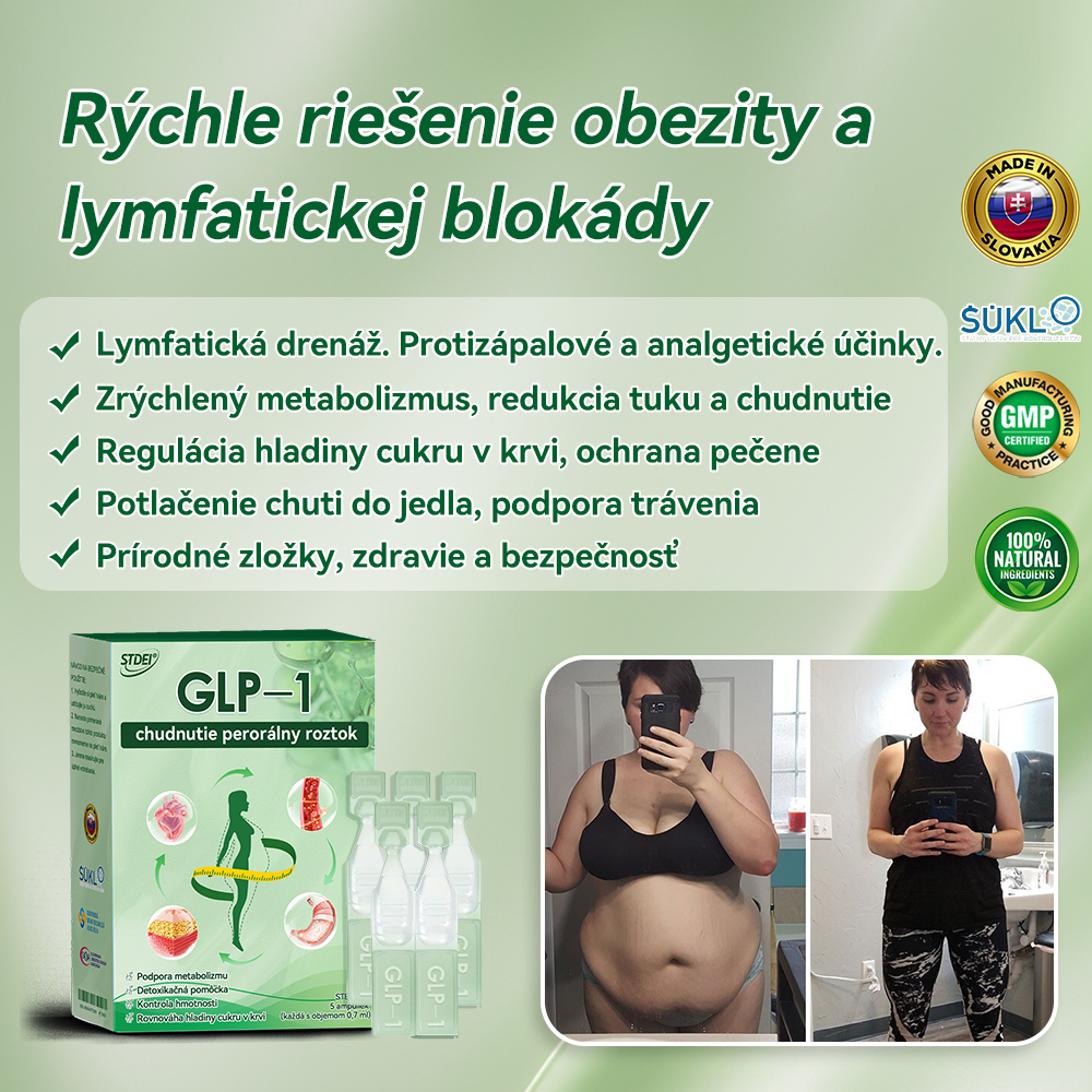 ✅ Odporúča viac ako 100 000 ľudí | Oficiálny obchod | 𝐒𝐓𝐃𝐄𝐈® 👨‍👧‍👧👨‍👧‍👧 𝐆𝐋𝐏-𝟏  𝐜𝐡𝐮𝐝𝐧𝐮𝐭𝐢𝐞 𝐩𝐞𝐫𝐨𝐫á𝐥𝐧𝐲 𝐫𝐨𝐳𝐭𝐨𝐤 - Obezita, kardiovaskulárne ochorenia, cukrovka, spánkové dýchanie, problémy s kĺbmi a ďalšie